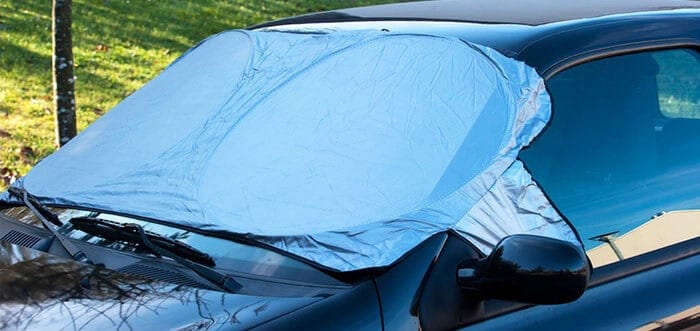  Rajvia Pare-Brise Avant Voiture, Magnétiques Bâche Pare Brise,  Pare-Soleil Anti Givre Neige Anti Glace UV Soleil Protection Repliable  Universelle pour SUV(193 * 126cm)