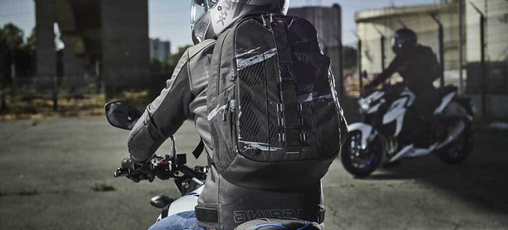 JDC Sac à Dos Moto étanche 24 L avec Espace pour Le Casque, Extensible à 36  L – Frontier : : Auto et Moto