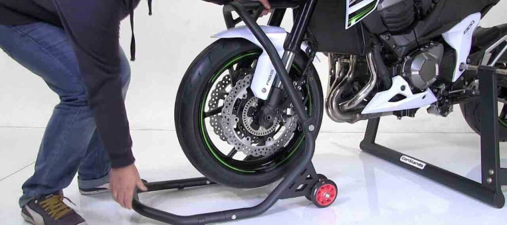 Lève-moto support élévatrice 135 kg cric de levage béquille d